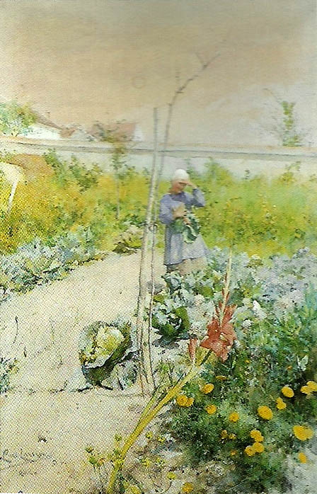 Carl Larsson i kakstradgarden